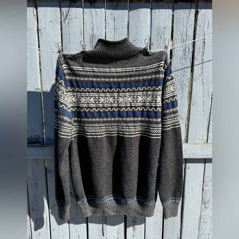 SKYR Men’s 100% Merino Wool 1/4 Zip Pullover Sweater Size M - Picture 8 of 8